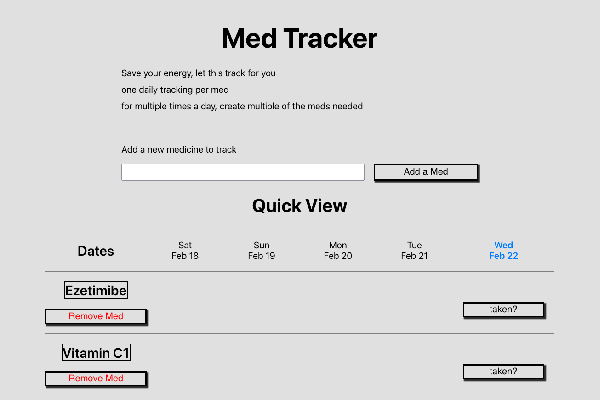 Med Tracker App thumbnail